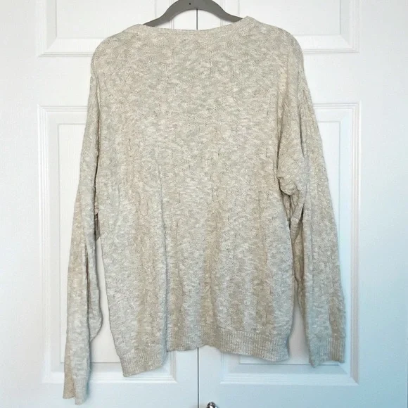 Vintage Cream Sweater with Floral Embroidery - Picture 4 of 5